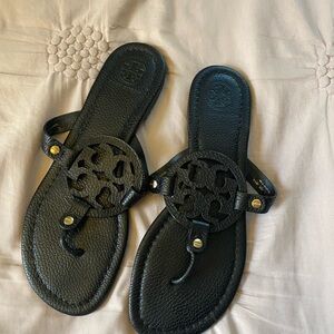 Tory Burch Black Slide Sandals